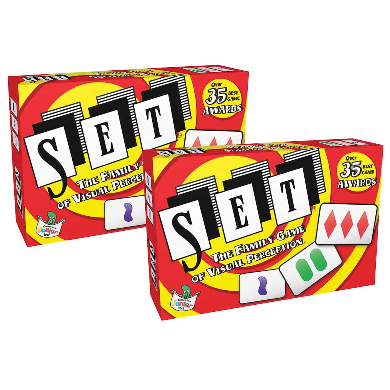 SET The Family Game of Visual Perception®, 2ct.
